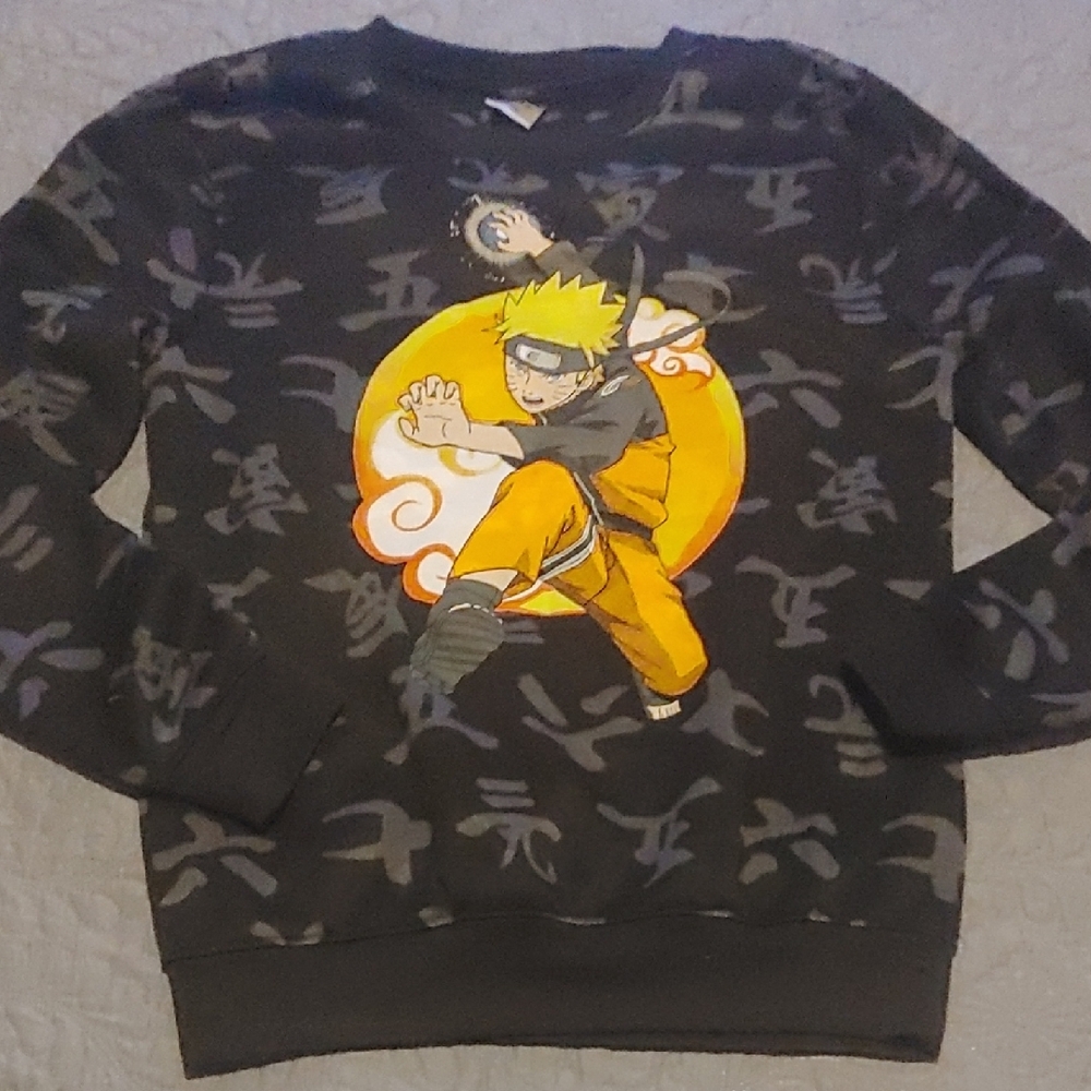 Naruto  Crewneck Sweat Shirt Sz Sm